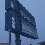 Outdoor steel advertising Mega print / Nasr city